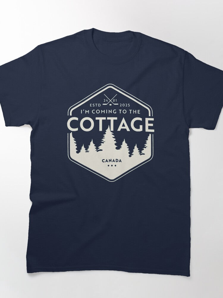 Heated Rivalry Cottage Shane Hollander Ilya Rozanov Hudson Williams Connor Storrie Ice Hockey Couple Romance Classic T-Shirt