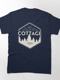 Heated Rivalry Cottage Shane Hollander Ilya Rozanov Hudson Williams Connor Storrie Ice Hockey Couple Romance Classic T-Shirt