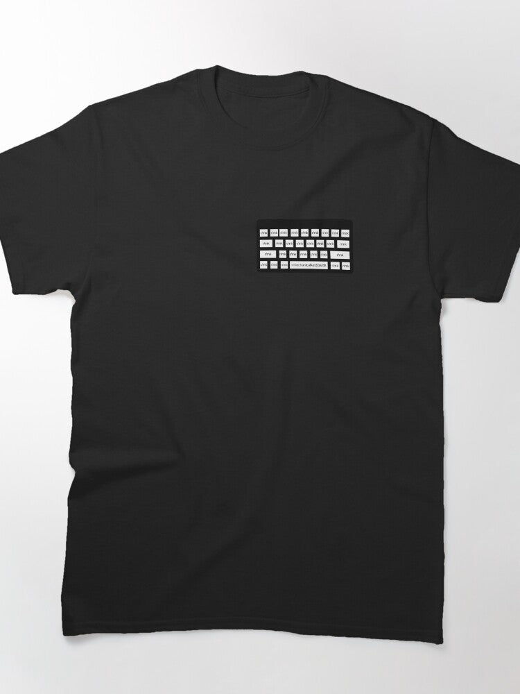 Mechanical Keyboards r/mk keys white Classic T-Shirt