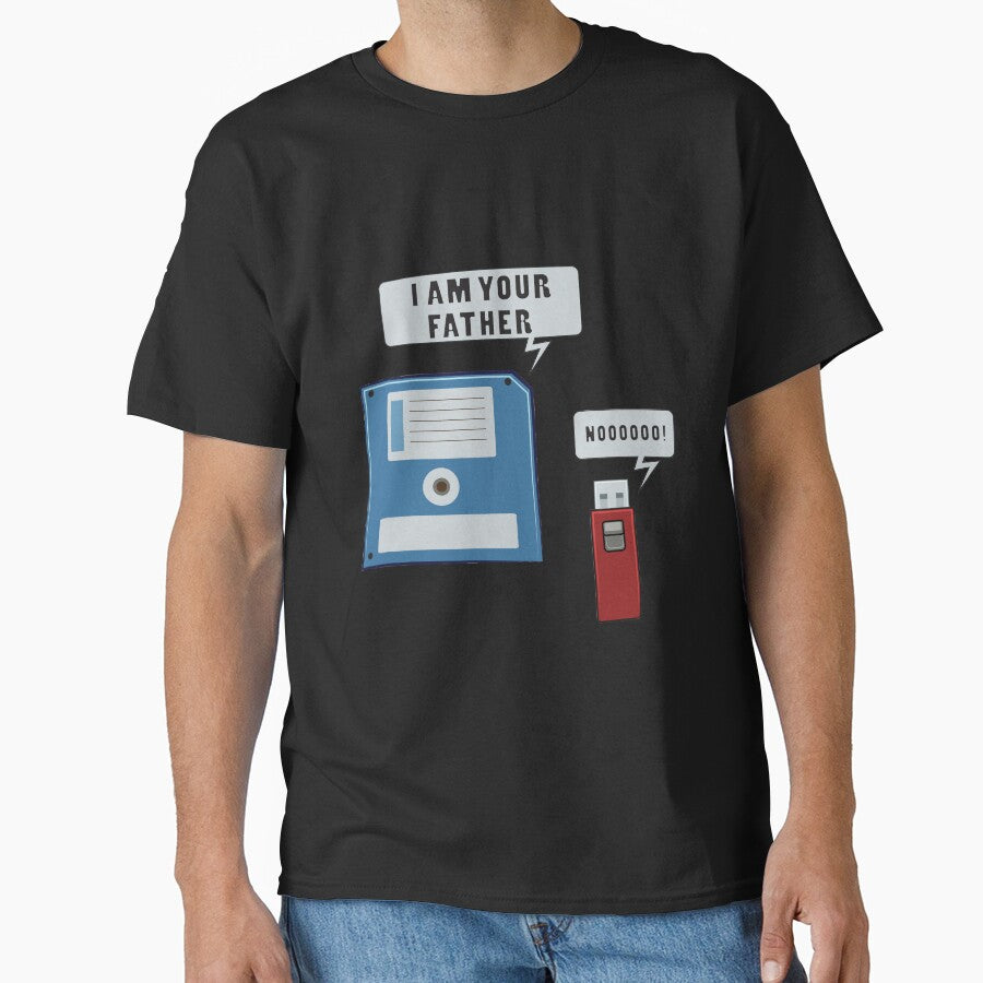USB I Am Your Father Funny Classic T-Shirt