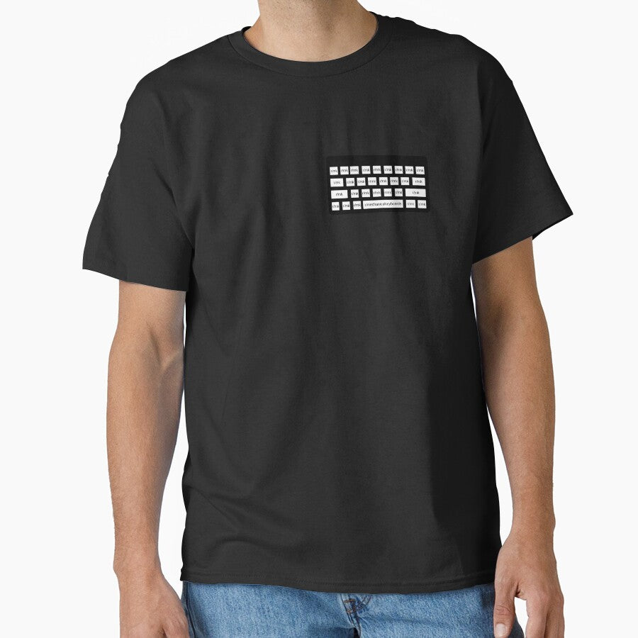Mechanical Keyboards r/mk keys white Classic T-Shirt