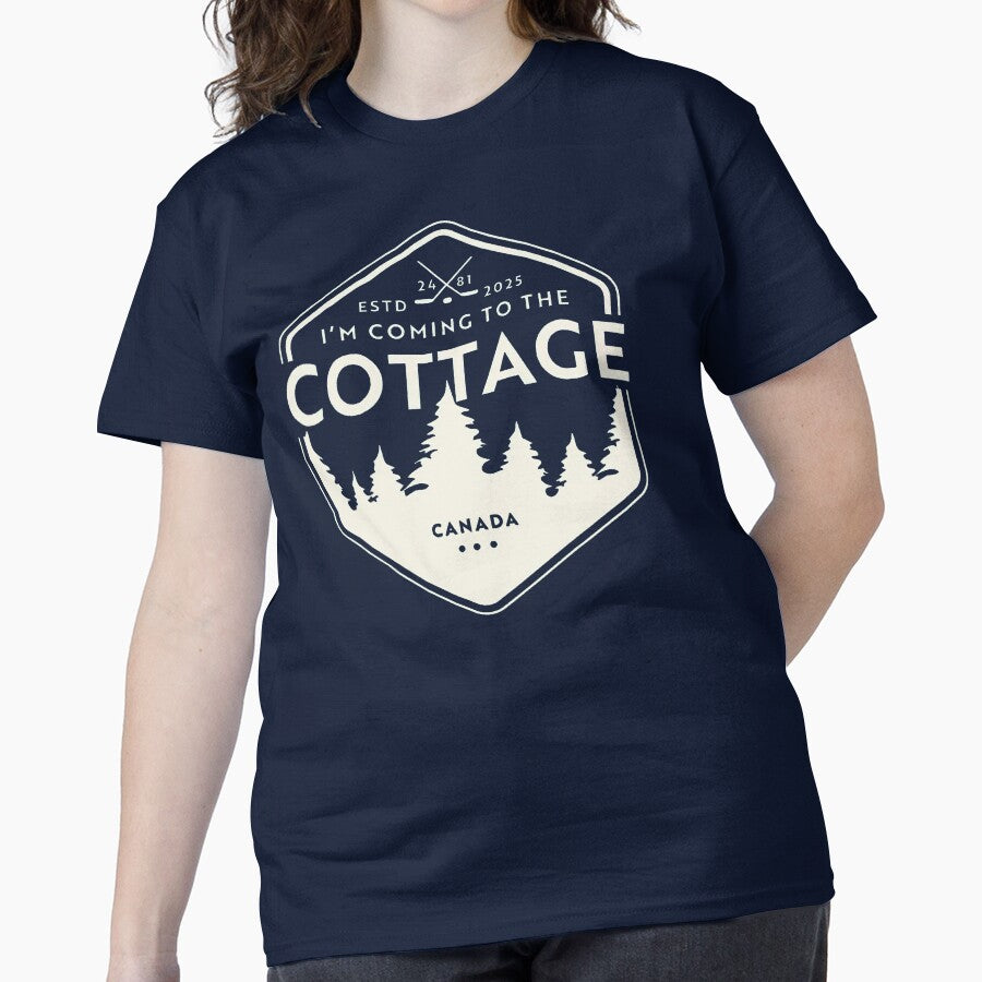 Heated Rivalry Cottage Shane Hollander Ilya Rozanov Hudson Williams Connor Storrie Ice Hockey Couple Romance Classic T-Shirt