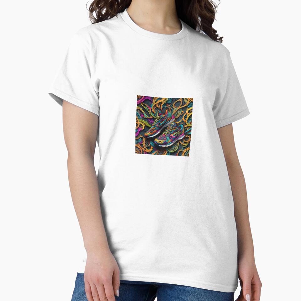 Psychedelic sneaker dream Classic T-Shirt